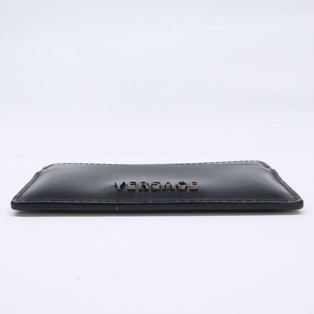 Versace logo business card holder/card case, black, for men. - Picture 3 of 8